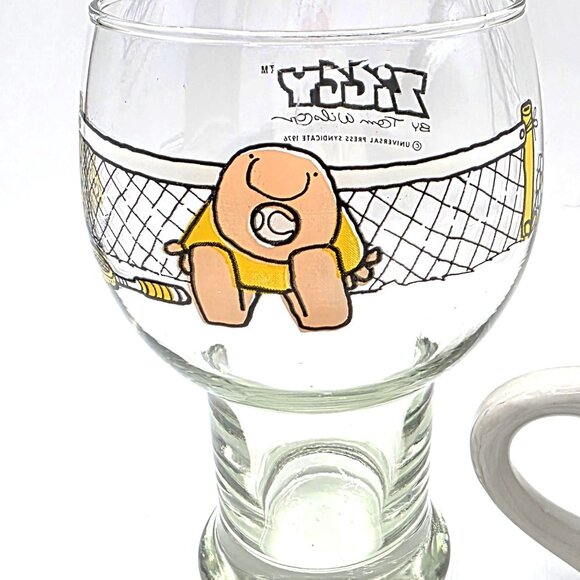 Vintage ZIGGY BY TOM WILSON COLLECTION of Coffee cup ~ Tennis Glass ~Trinket Box - Picture 4 of 14